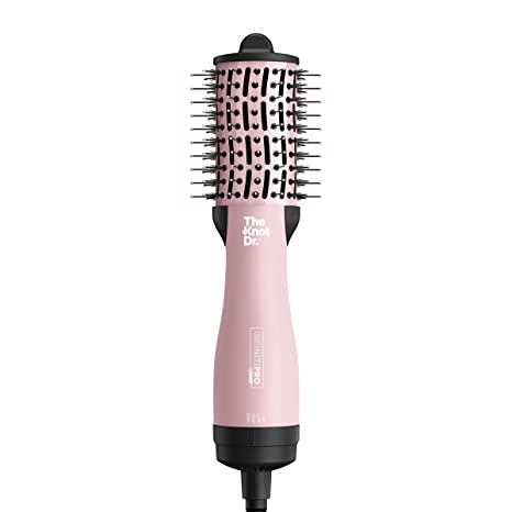 INFINITIPRO BY CONAIR The Knot Dr. All-in-One MINI Oval Dryer Brush, Hair Dryer & Volumizer, Hot Air Brush