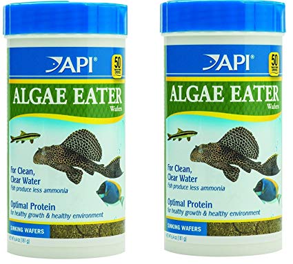 (2 Pack) API Algae Eater Alage Wafer, 6.4-Ounce Jars