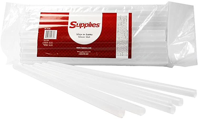 All Purpose Hot Melt Glue Sticks for Mini Gun 40-Sticks by Topenca Supplies (Diameter: 5/16 x Long: 12 inches)
