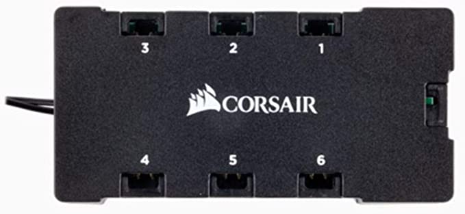 Contrôleur Ventilateurs RGB Corsair (Noir)