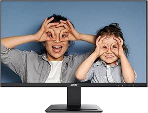 MSI PRO MP273U, IPS 3840 x 2160 (UHD) Computer Monitor, 4K, 60 Hz, Adaptive-Synch, HDMI, DisplayPort, 4ms (GTG), Black