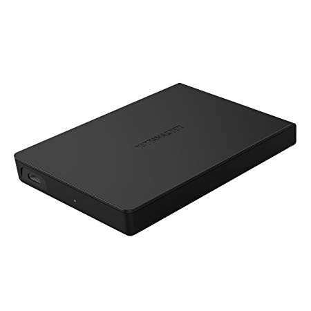 Yottamaster USB 3.1 Gen 1 Type-C to SATA III Tool-Free External Hard Drive Enclosure for 2.5 Inch HDD SSD [Supports UASP High Speed]