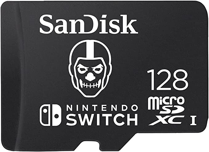 SanDisk 128GB microSDXC -Card Licensed for Nintendo -Switch, Fortnite Edition - SDSQXAO-128G-GN6ZG