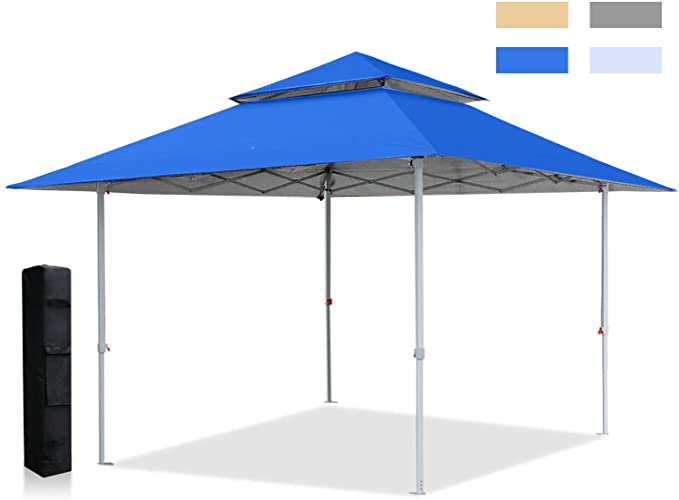 ABCCANOPY 13x13 Canopy Tent Instant Shelter Pop Up Canopy 169 sq.ft Outdoor Sun Shade, Royal Blue