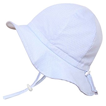 Twinklebelle Baby Toddler Kids Breathable Sun Hat 50 UPF, Adjustable For Grow, Stay-On