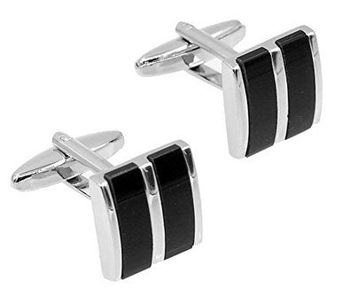 King Will Men Silver Modern Ornate Wedding Shirts Cufflinks 1 Pair Set