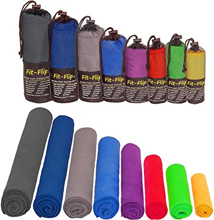 Microfibre Towel in ALL Sizes/12 Colours   Bag – small, lightweight and ultra absorbent – Microfibre Travel Towel, Beach Towel, Micro Towel, Sport Towel, Large XL Gym Towel