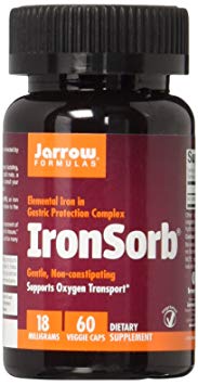 Jarrow Formulas Ironsorb 18mg, 60 Veggie Caps