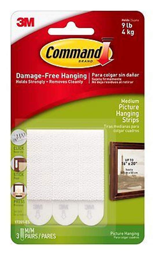 3M Command Picture Hanging Strip ((Medium))