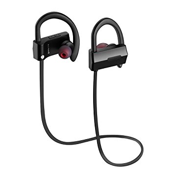 Bluetooth Wireless Headphones,SAUNORCH K19 V4.1 Wireless Bluetooth Sport Earbuds Sweatproof Earphones In-Ear HD Stereo Headsets w/Mic CVC 6.0 Noise Cancelling for Gym Running Jogging