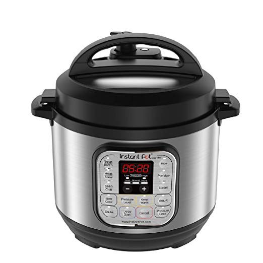 Instant Pot Duo Mini 7-in-1, 2.8 Litre / 3 Quart Multi- Use Programmable Pressure Cooker, Slow Cooker, Rice Cooker, Steamer, Sauté, Yogurt Maker and Warmer