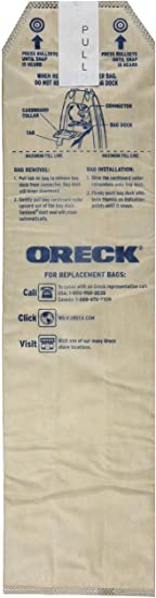 Oreck Vacuum Bag, Tan