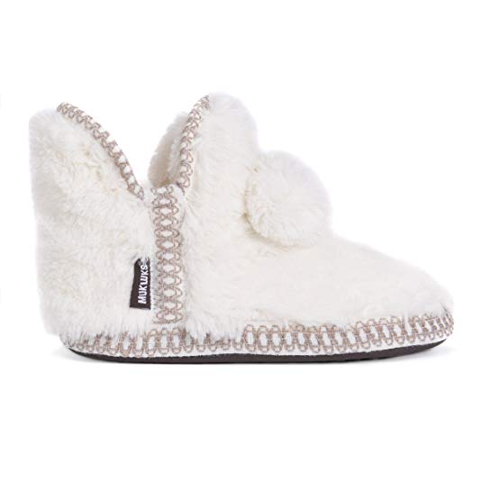 MUK LUKS Women's Faux Fur Amira Slippers