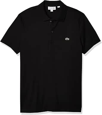 Lacoste Men's Short Sleeve Pima Jersey Interlock Regular Fit Polo Shirt