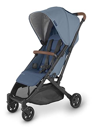 MINU V2 Stroller-Charlotte (Coastal Blue/Carbon/Saddle Leather)