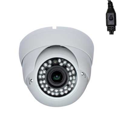 Professional Dome Indoor 600TVL Surveillance Video CCTV Security Camera - 1/3" Sony CCD, 600 TV Lines, Vari-Focal 3.5~8mm Lens. WDR (Wide Dynamic Range). OSD Menu. Low Illumination 0 Lux (with IR LED on). Great Image, Great for Entrance.