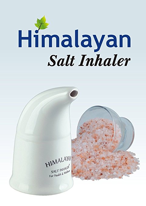 Himalayan Pink Salt Inhaler & 180g Pink Salt - All-Natural Respiratory Aid from Select Health & Wellness