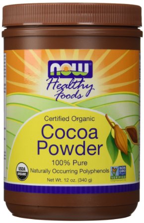 Now Foods Organic Cocoa Powder 12 oz