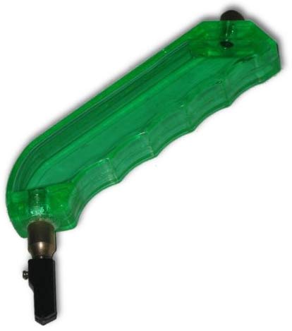 Pistol Grip Glass Cutter, Oil Fed, Green Plastic Handle