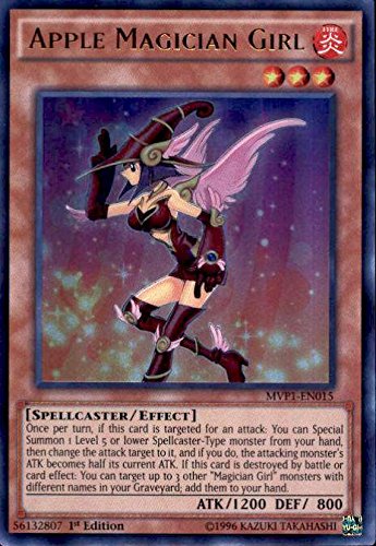 Yu-Gi-Oh! - Apple Magician Girl (MVP1-EN015) - The Dark Side of Dimensions Movie Pack - 1st Edition - Ultra Rare