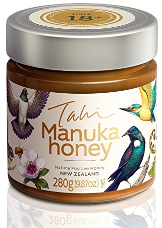 Certified UMF18  (MGO 692) Manuka Honey 280gm glass jar (9.87oz) from the ecofriendly brand Tahi