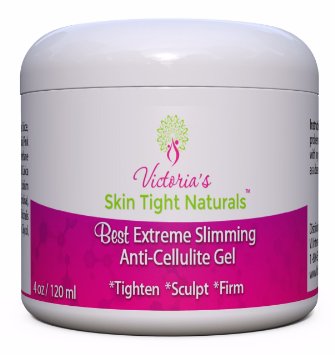 Best Skin Tightening Organic Anti Cellulite Cream Firming Lotion Extreme Slimming Botanical Defense Reduce Sagging Loose Skin Dimples Buttocks Legs Stomach Plus Exclusive Diet and Recipe Guide FREE