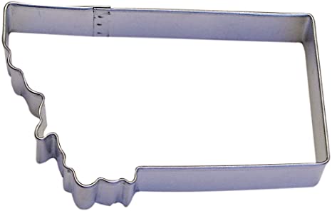 R&M Montana State Cookie Cutter in Durable, Economical, Tinplated Steel