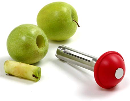 Norpro Stainless Steel Apple Corer with Plunger