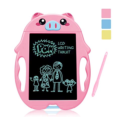 Birthday Present for 2-6 Years Old Girl, Boogie Board Magna Doodle for Kids Best Gifts for 5-12 Year Old Boys Girls Writing Tablet Doodle Board for Kids Toddlers Pink