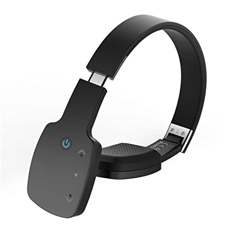 AWN Bluetooth Headphone Universal Wireless Stereo Headset Foldable Gaming Earphone, Adjustable Earband, Bulit-in Mic, 10 Hours Working Time