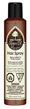 One N Only Argan Oil Hairspray 10 Ounce Strong Hold Intense Shine (295ml) (2 Pack)