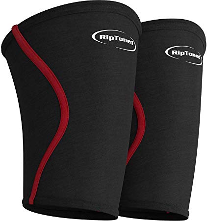 Elbow Compression Sleeves (Pair) - Rip Toned Support Brace for Weightlifting, Tennis, Pain, Tendonitis, Arthritis & Golf. Men & Women. Lifetime Warranty. Bonus eBook