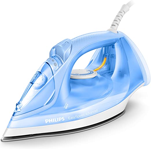 Philips Steam Iron Easyspeed Plus Steam Iron with 150g Steam Boost, 2400W & Ceramic Soleplate