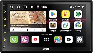 ATOTO S8 MS Android Double Din Car Stereo, 7" QLED Display, Wireless Android Auto & Wireless CarPlay, GPS Tracking, 4G 32G, Built-in 4G LTE, Dual Bluetooth, VSV& LRV, SCVC, Split Screen,S8G2B74MS