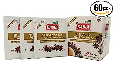 6 Boxes Star Anise Tea Digestive Heartburn aid/ Anis Estrellado Te Digestivo