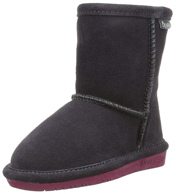 BEARPAW Kids' Emma Toddler Zipper Mid Calf Boot