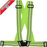 AFS Reflective Running Vest Harness Over Sports Gear and Clothing