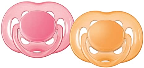 Philips AVENT Soother Freeflow 6-18m - SCF178/24 - Colors/Designs May Vary (1 Pack, 2 Soothers)