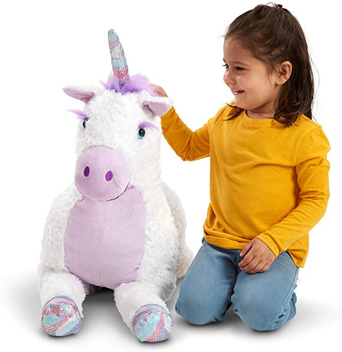 Melissa & Doug Jumbo Misty Unicorn Plush Stuffed Animal (26 Inches Tall)