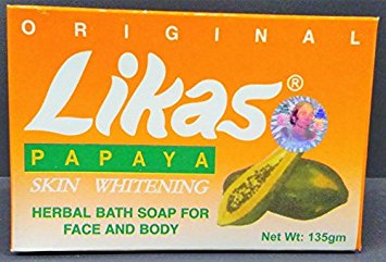 New Original Likas Papaya Skin Whitening Herbal Soap - Complexion becomes fair and acne free (Pack of 1)