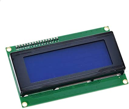 HiLetgo HD44780 2004 LCD 20x4 2004A Character LCD Screen Display Module Blue Backlight with IIC/I2C Serial InterfaceAdapter