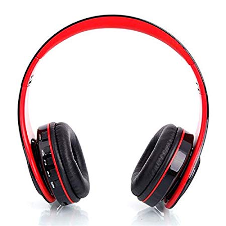 Leoneva Foldable Sport Bluetooth Over Ear Headphones Hi-Fi Stereo Wireless Headset