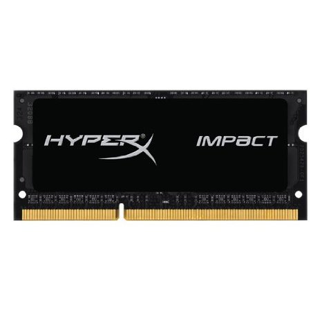 Kingston HyperX Impact Black 8GB 1600MHz DDR3L CL9 SODIMM 135V Laptop Memory HX316LS9IB8