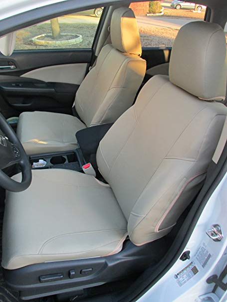 Durafit Seat Covers 2012-2016 Honda CRV Bucket Seat Covers Beige Twill.in Pairs with Headrest Covers.Good Color Match.