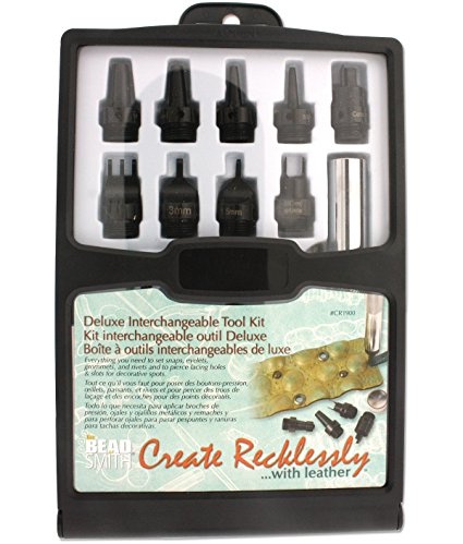 Create Recklessly Leather Deluxe Interchangeable Tool Set-20pcs