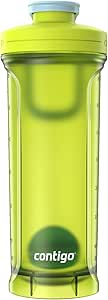 Contigo Shake & Go Water Bottle, 28 oz, Bolt/Blue Poppy