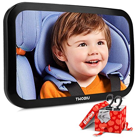 TWOBIU Car Baby Mirror Baby Car Mirror Baby Mirror For Car Mirror For Rear Facing Car Seat Back Seat Baby Mirror Infant Car Mirror