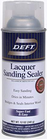 Deft 37125015138 Lacquer Sanding Sealer Spray, 12-Ounce