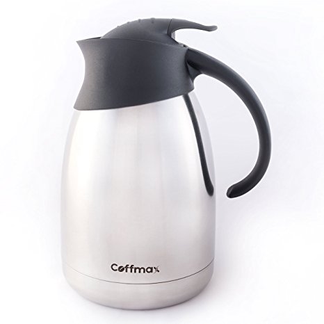 Coffee Carafe Insulated - Thermal Stainless Steel Dispenser Server Jug 1.5L/ 51 Oz