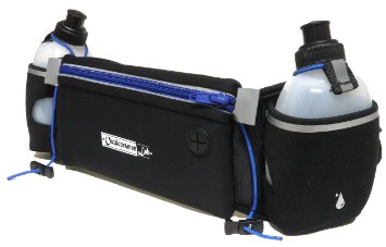 Hydration Running Belt with Water Bottles (2x BPA-free 10 Oz) Fits iPhone 6s plus- Light,Soft Neoprene Fuel Belt for Running,Race,Marathon,Hiking- Men & Women Runners belt with Water bottles